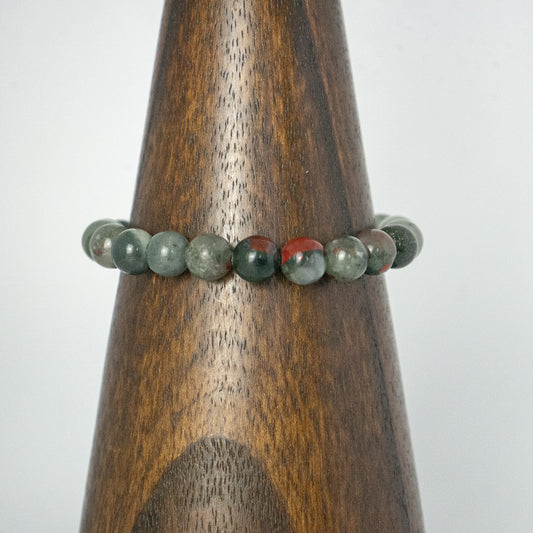 Bloodstone Bracelet (8mm)