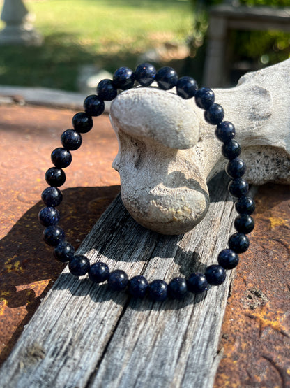 Blue Goldstone Bracelet