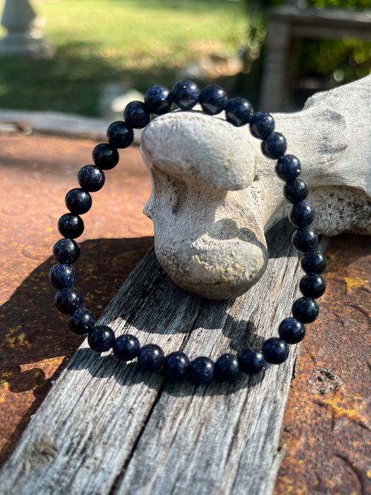 Blue Goldstone Bracelet