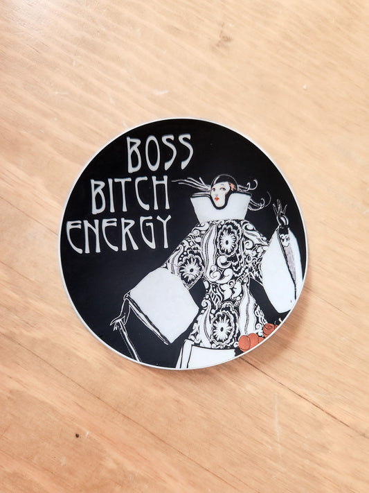 Boss Bitch Energy Vinyl Sticker