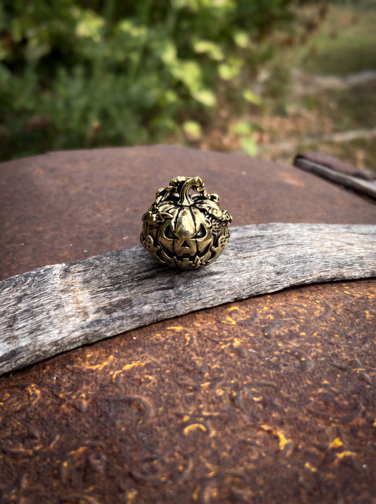 Brass Halloween Pumpkin