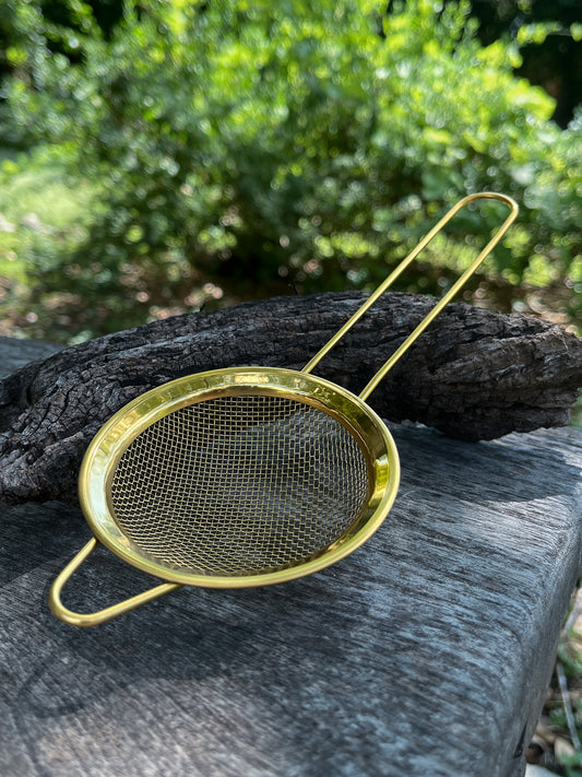 Brass Handle Tea Strainer