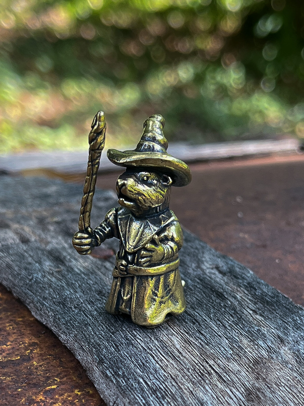 Brass Magic Mouse Wizard