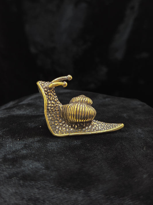 Brass Snail Figurine