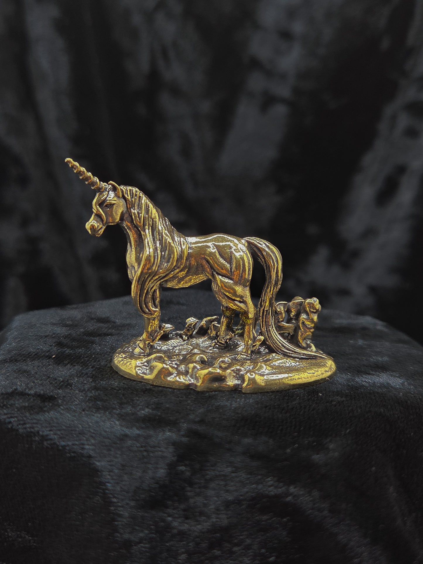 Brass Unicorn Figurine