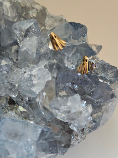 3D Ghost Post Earrings