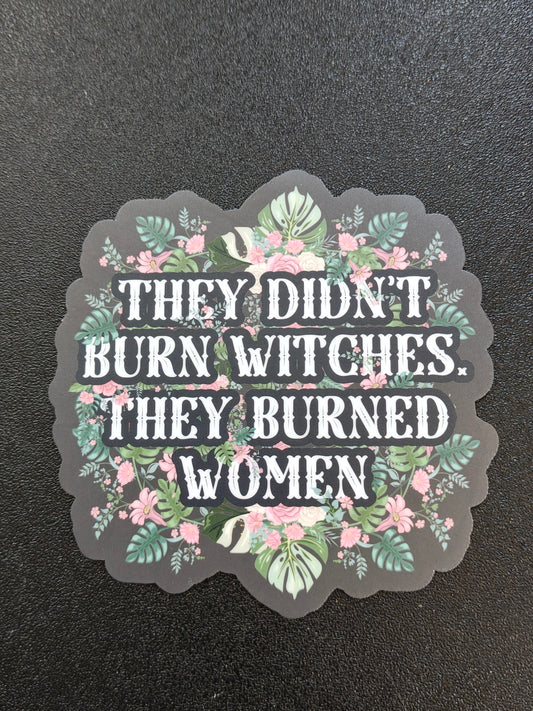 Burned Women Sticker