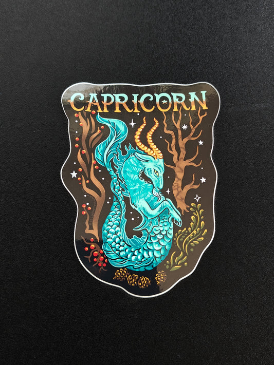 Capricorn Zodiac Sticker