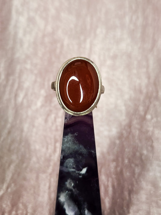 Carnelian Oval Ring