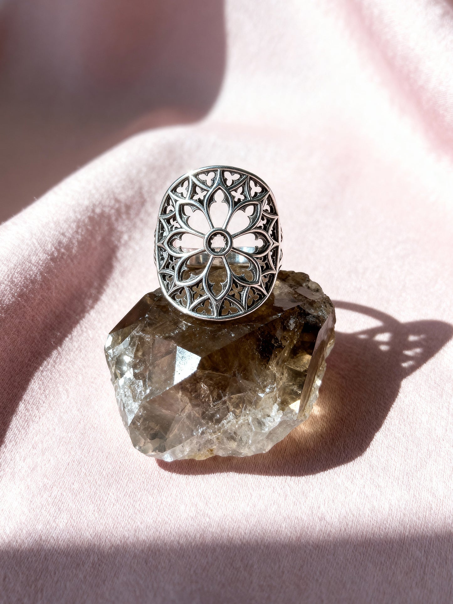 Cathedral Rose Window Ring