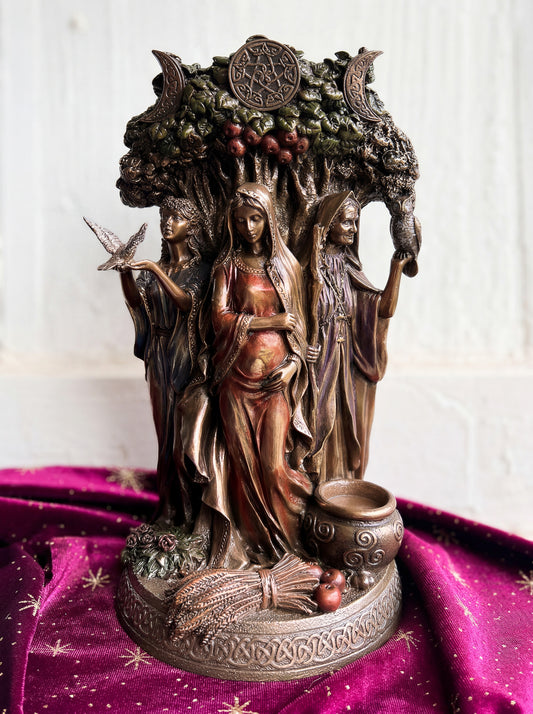 Celtic Triple Goddess Statue
