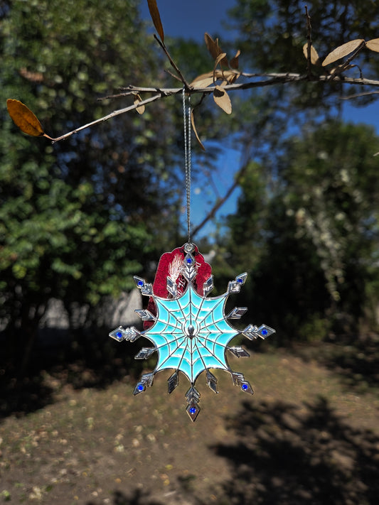 Christmas Spider Snowflake Ornament