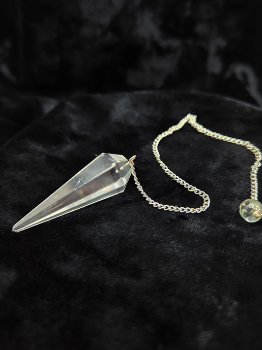 Clear Quartz Pendulum