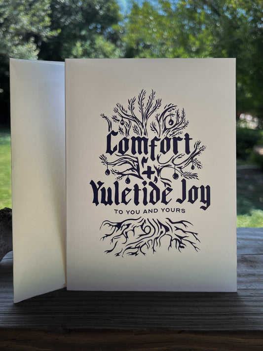 Comfort & Yuletide Joy Holiday Card