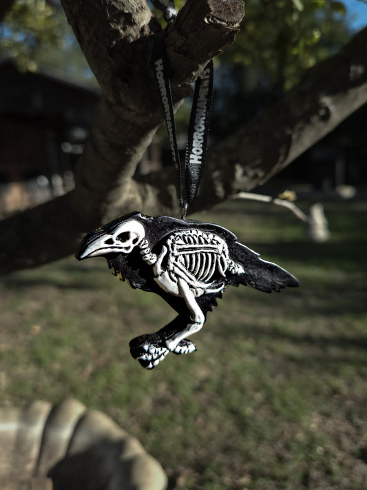 Crow Bones Flat Ornament