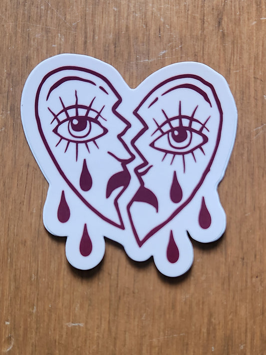 Cry's A Lot Vinyl Sticker