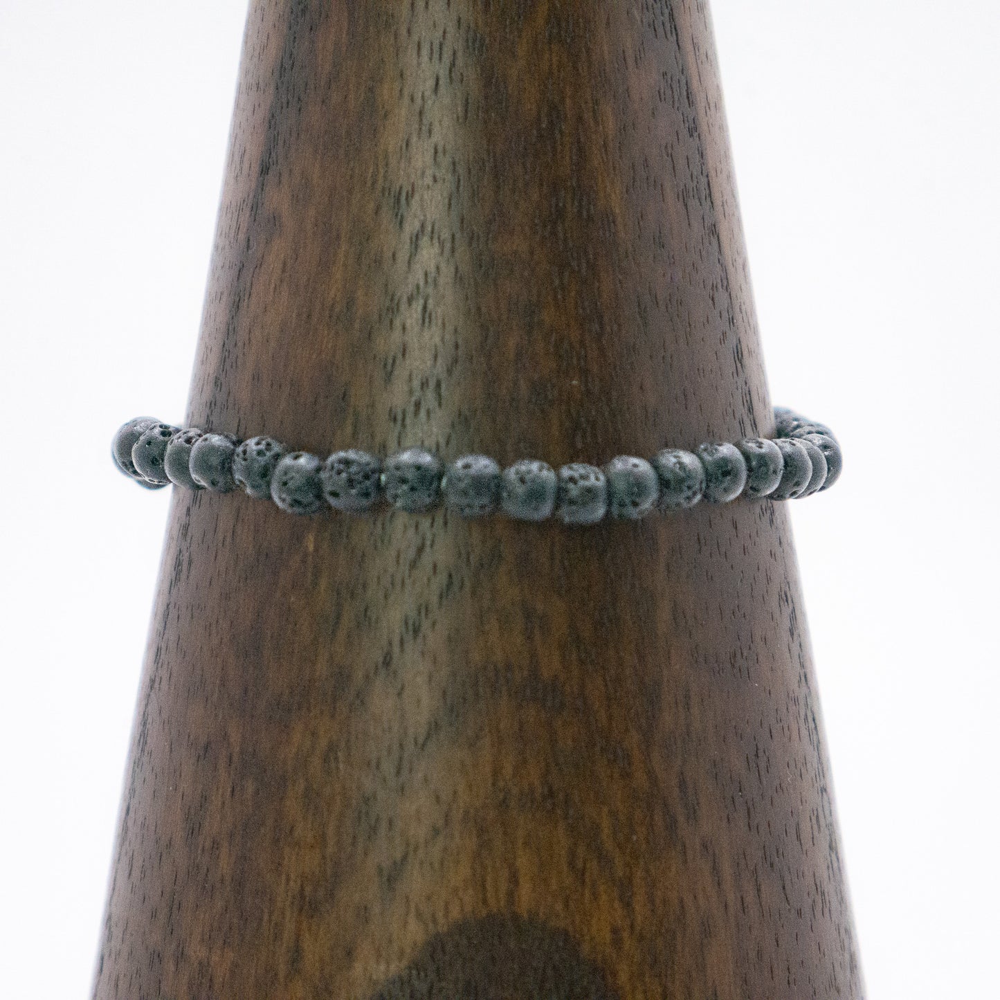 Lava Stone Bracelet (4mm)