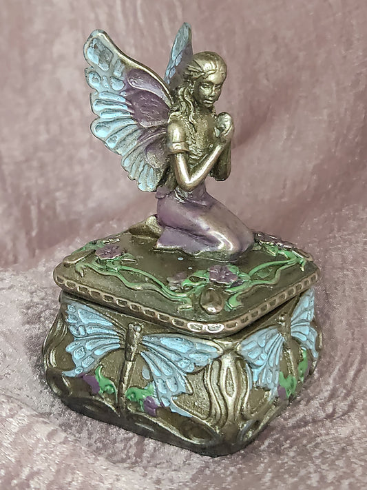 Dragonfly Fairy Trinket Box