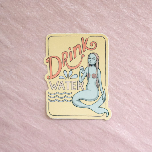 Drink Water Sticker