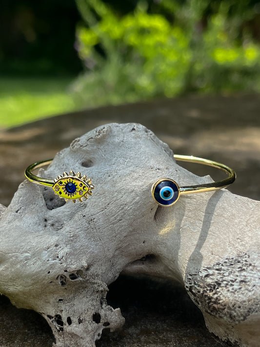 Evil Eye Cuff Bracelet