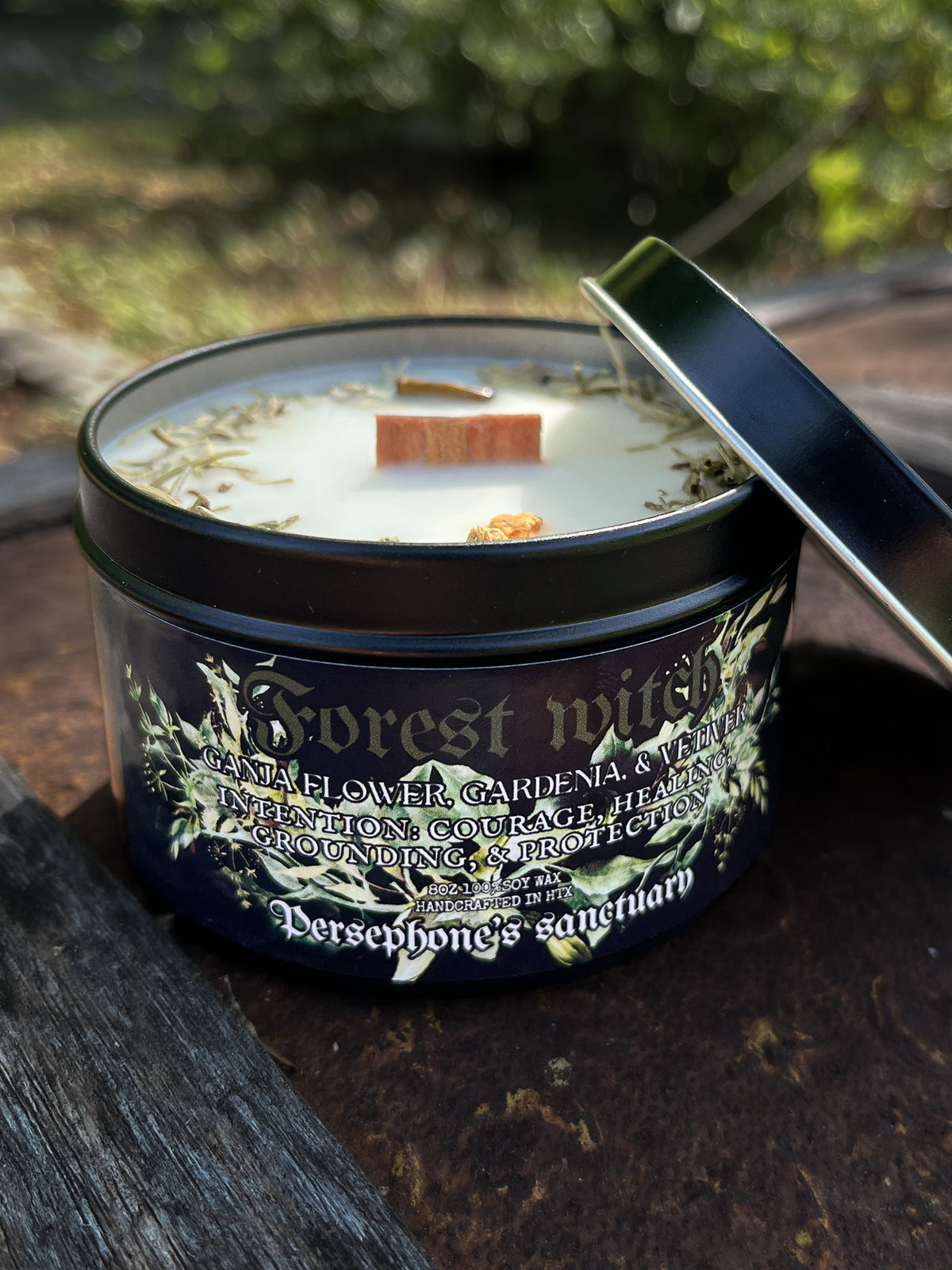 Forest Witch Candle Tin