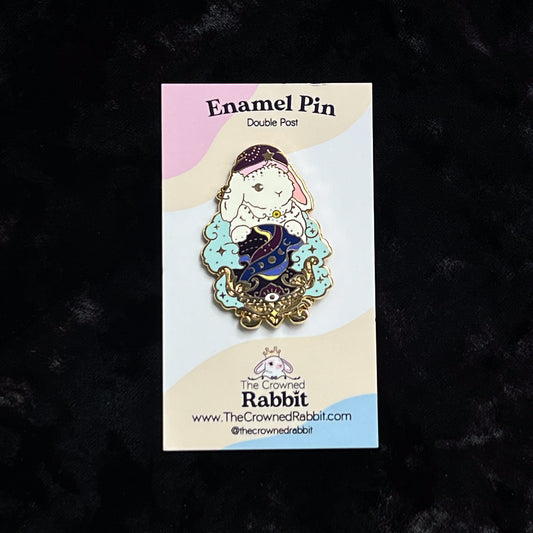 Fortune Teller Rabbit Enamel Pin
