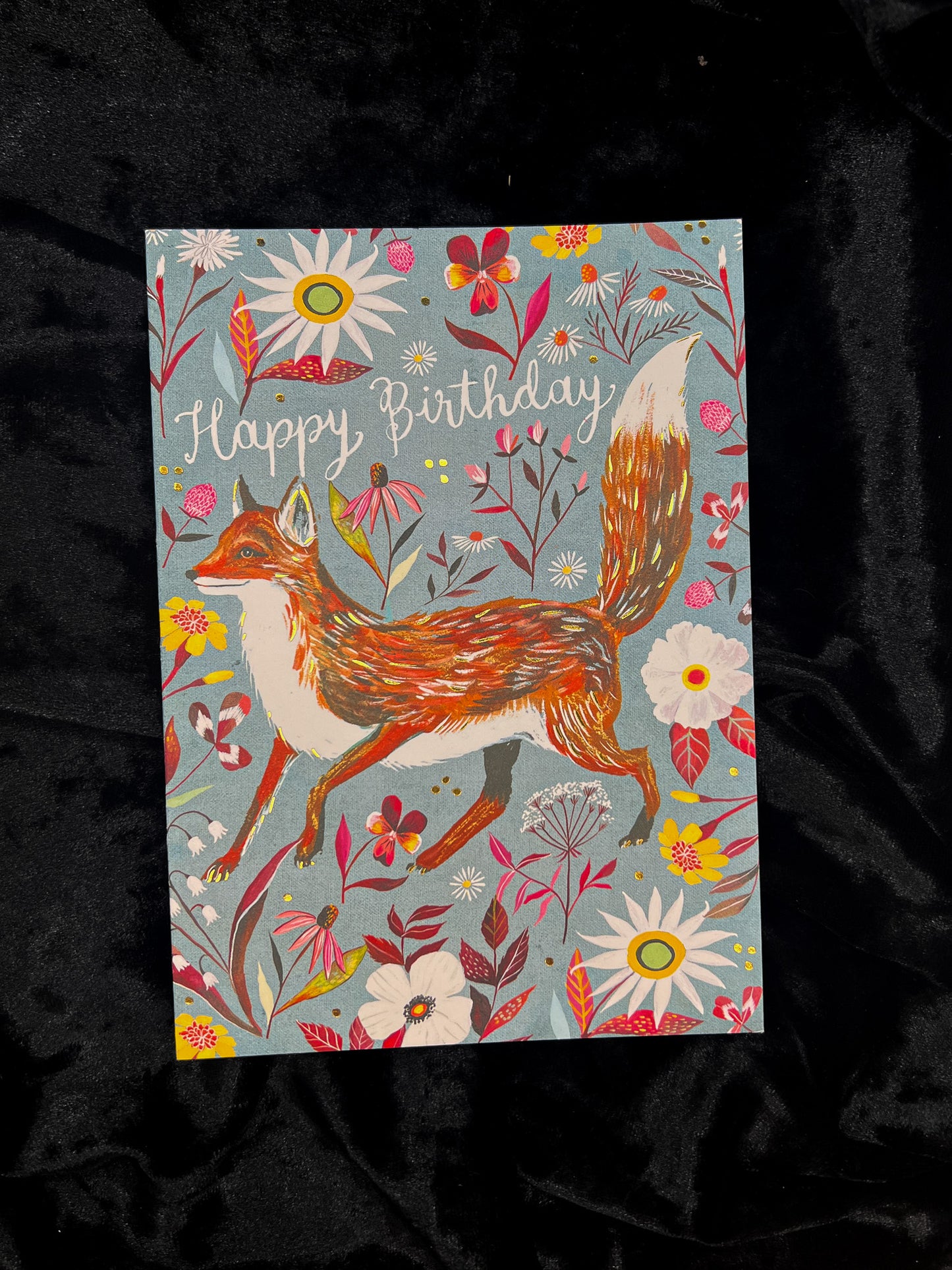 Foxy Birthday Card