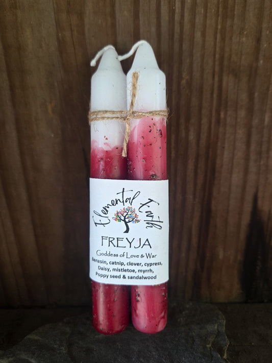 Freyja Herbal Intention Taper Candles