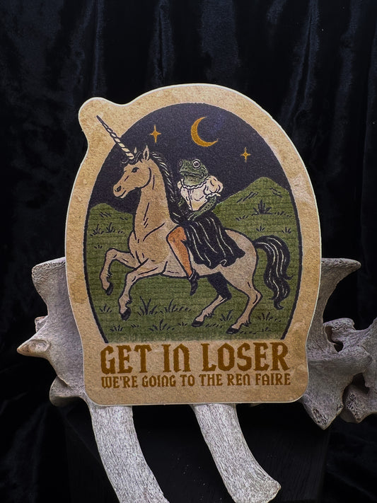 Get In Loser Sticker