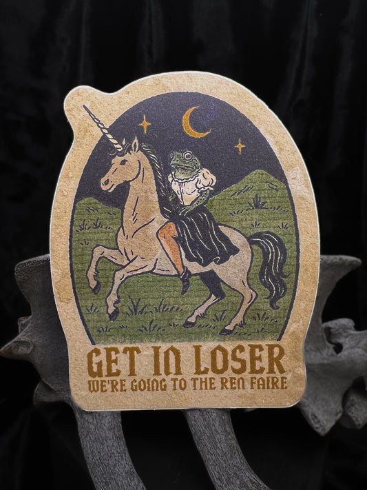 Get In Loser Sticker