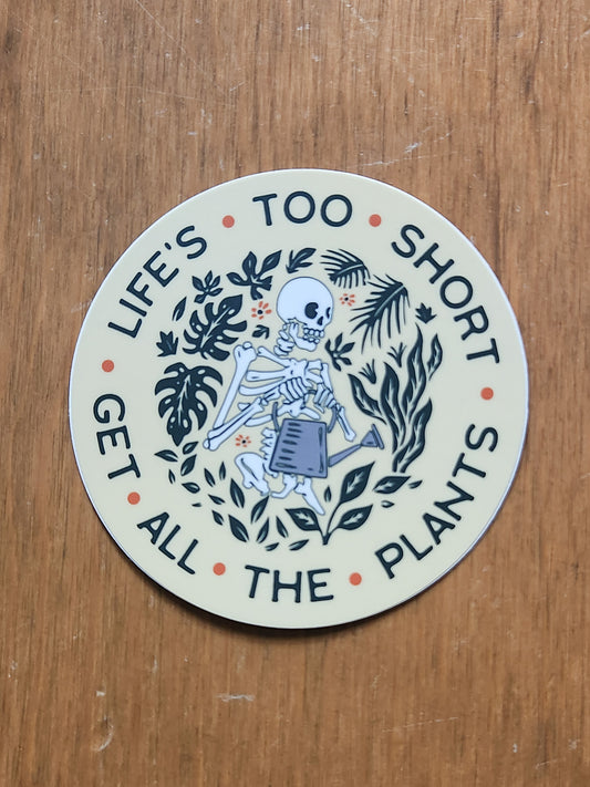 Get All the Plants Sticker