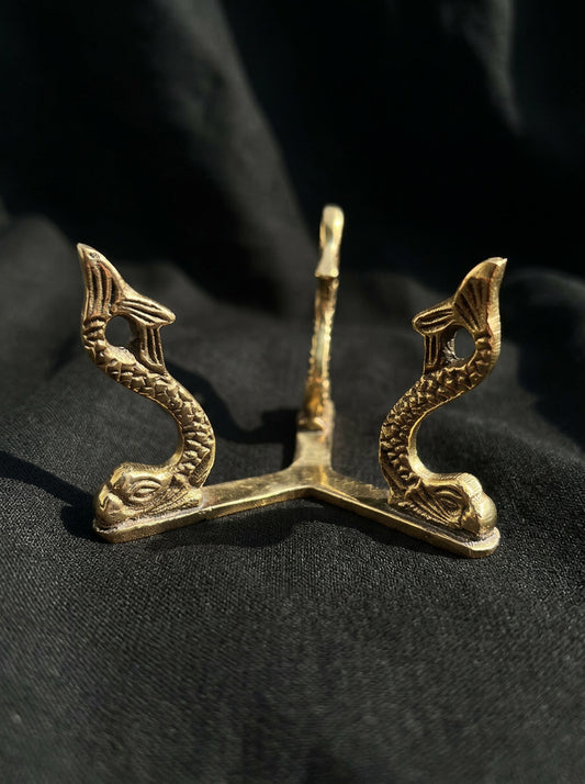 Gold Fish Sphere Holder