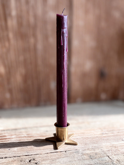Gold Iron Star Taper Holder