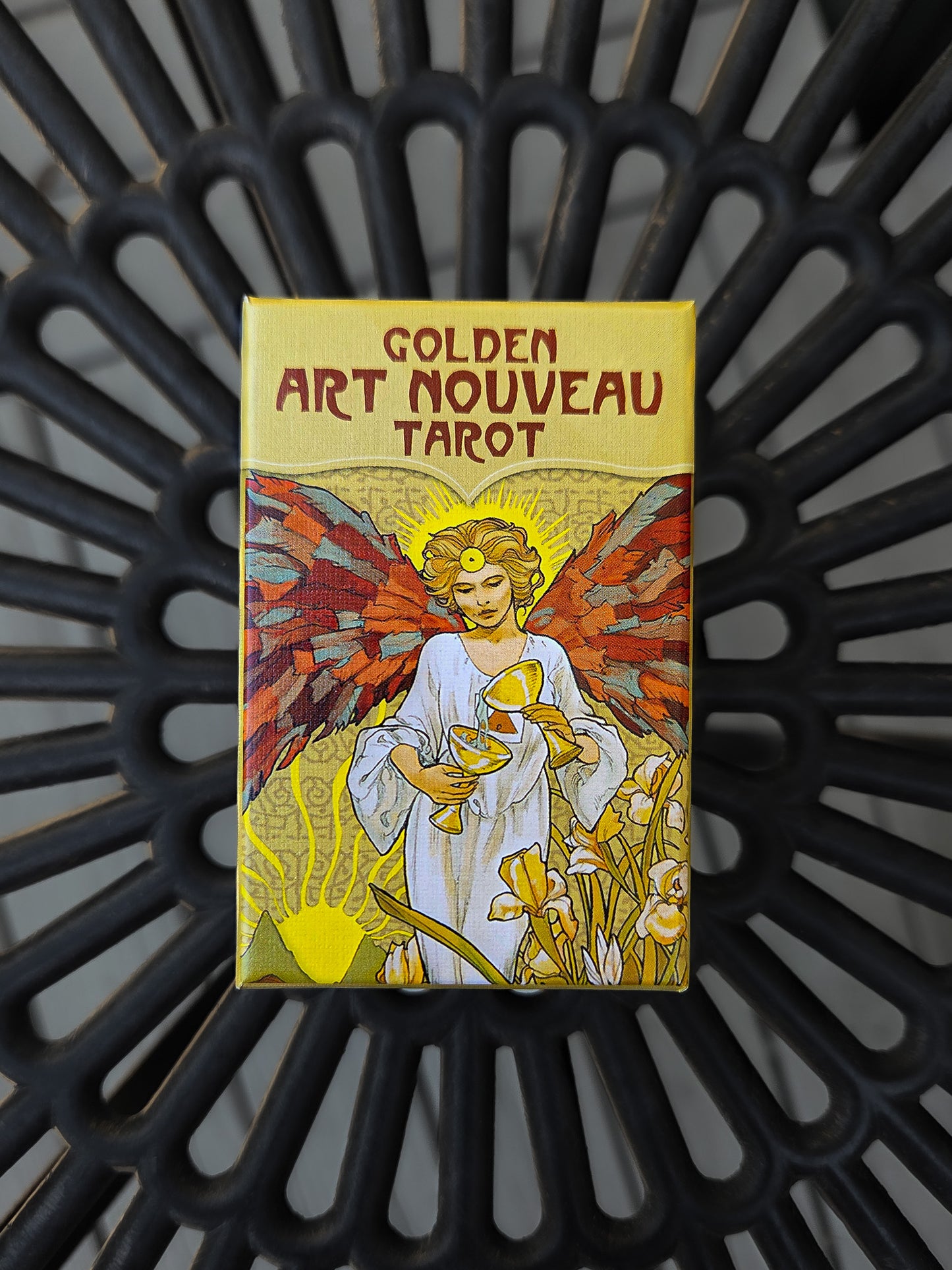 Golden Art Nouveau Tarot Mini Edition by Giulia F. Massaglia