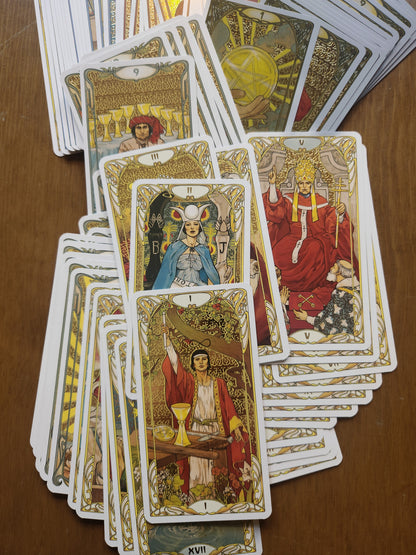 Golden Art Nouveau Tarot