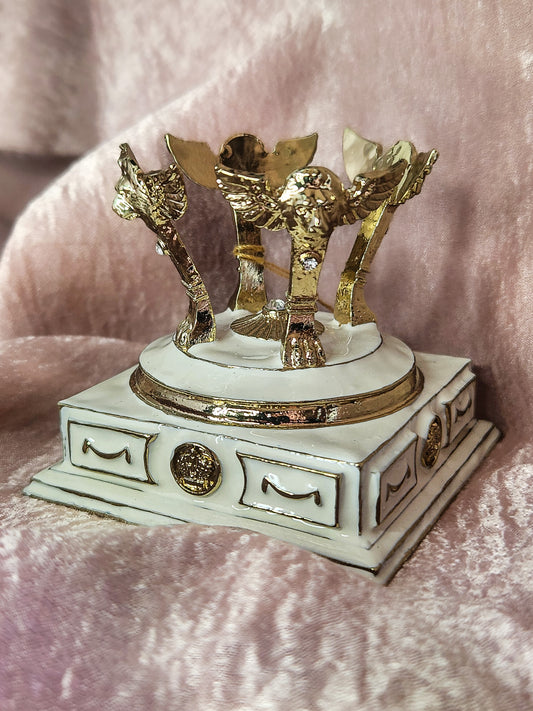 Greek Lion Sphere Holder