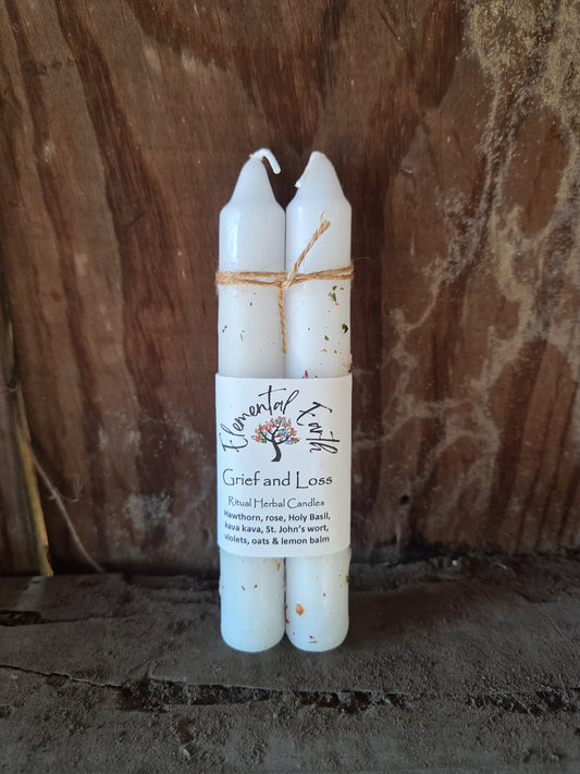 Grief and Loss Intention Taper Candles