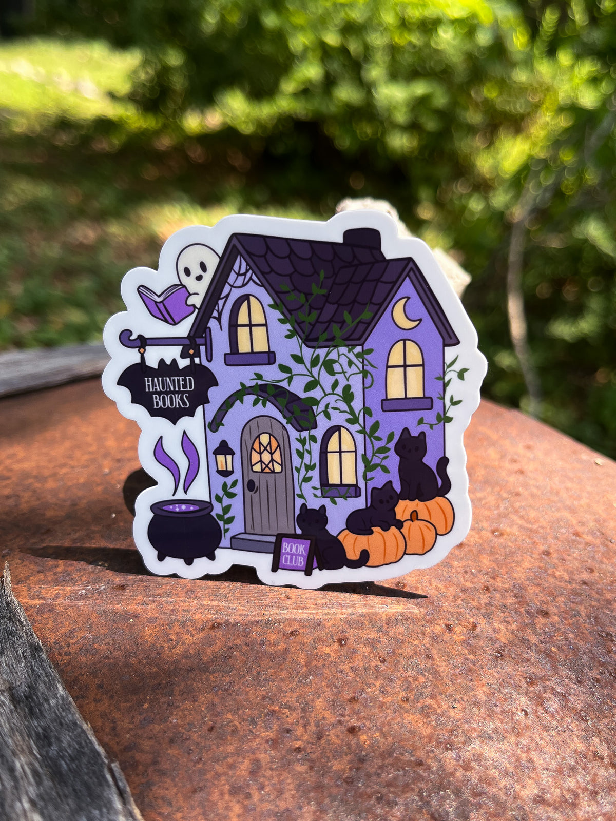 Haunted Book Shop Sticker