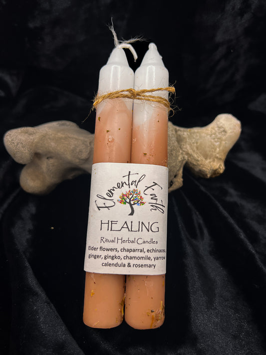 Healing Intention Taper Candle