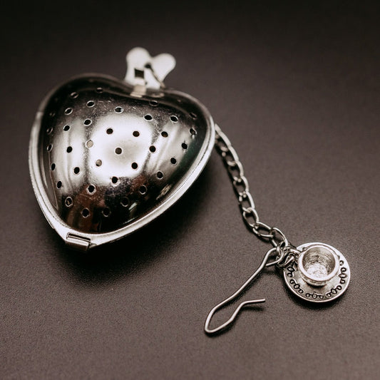 Heart Tea Strainer with Mini Teacup