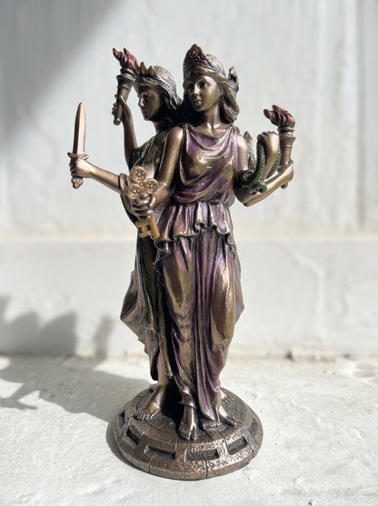 Hecate Triple Goddess Statue
