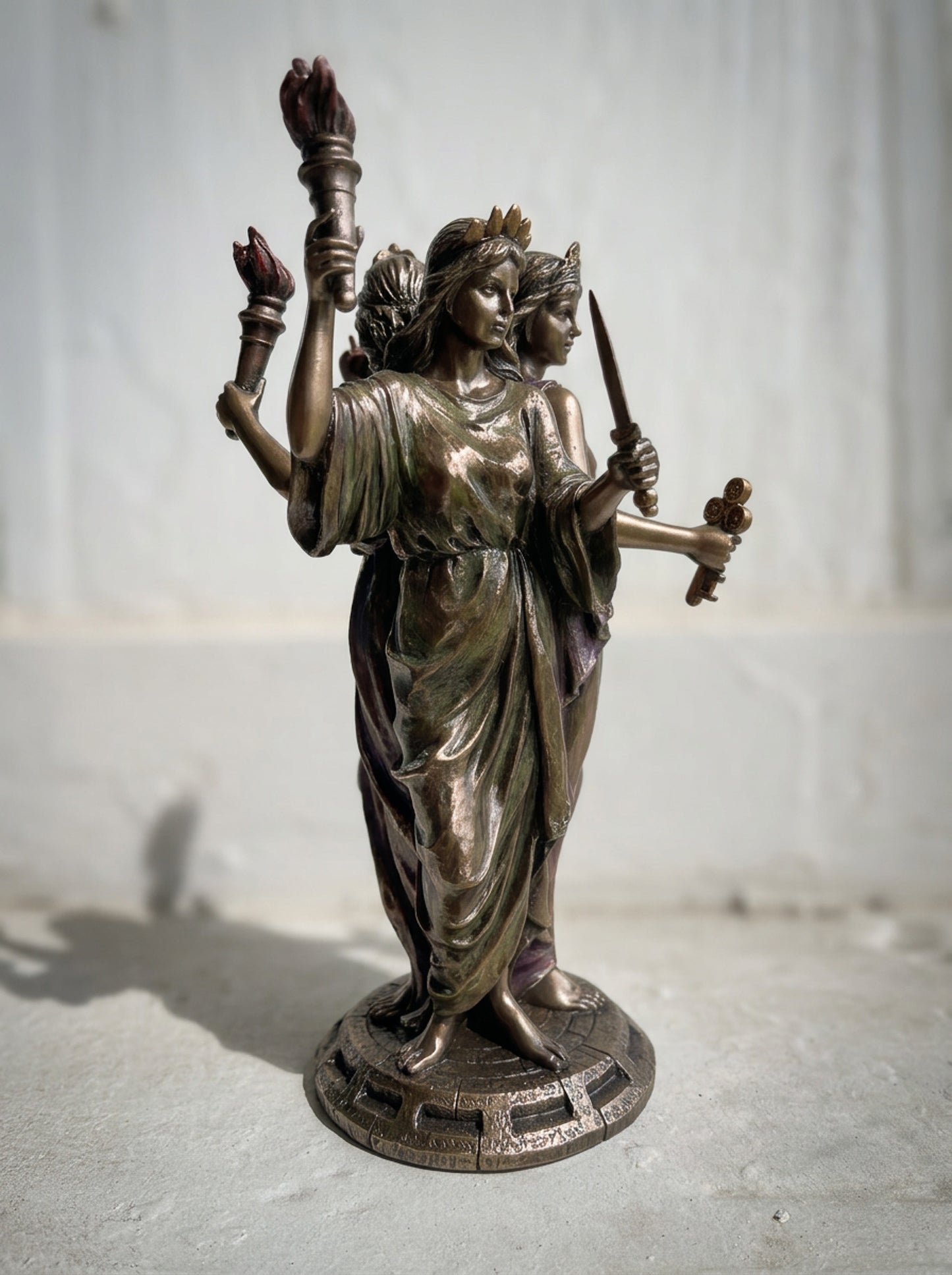 Hecate Triple Goddess Statue