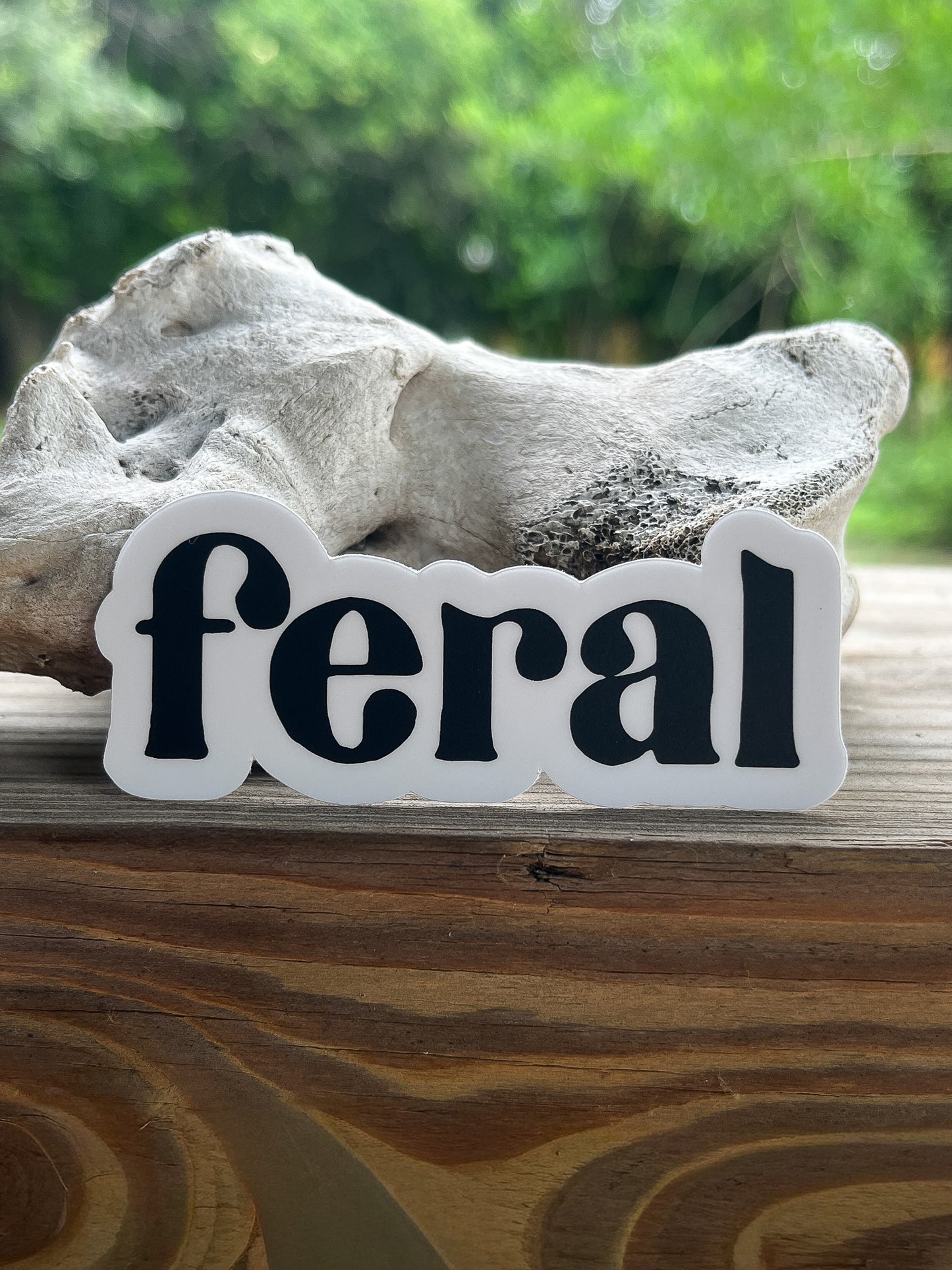 Feral Sticker