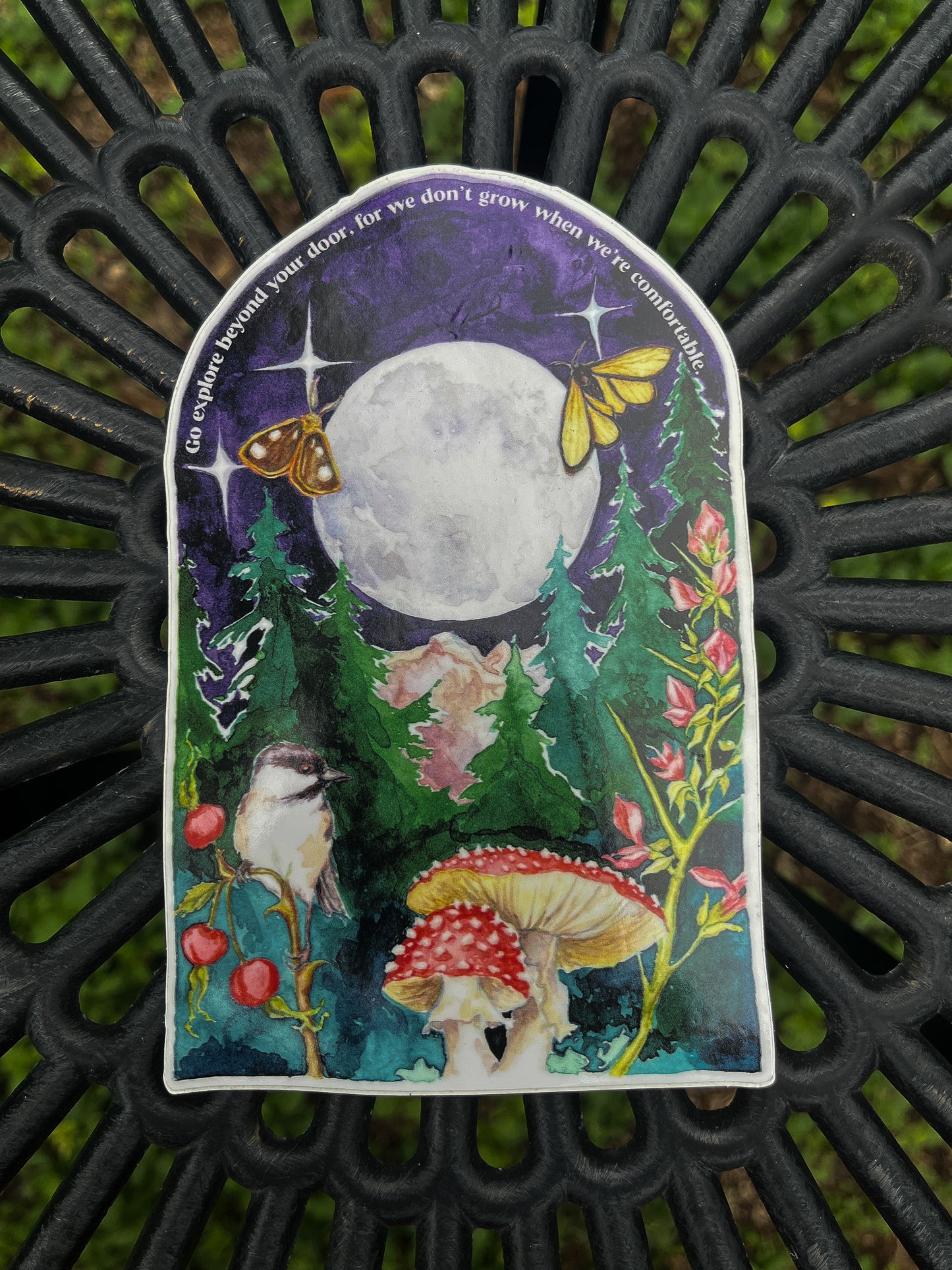 Go Explore & Grow Sticker