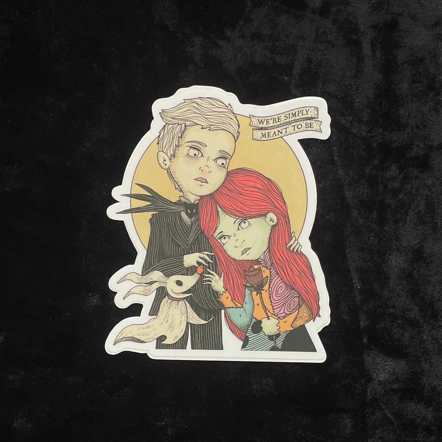 Jack and Sally Sticker