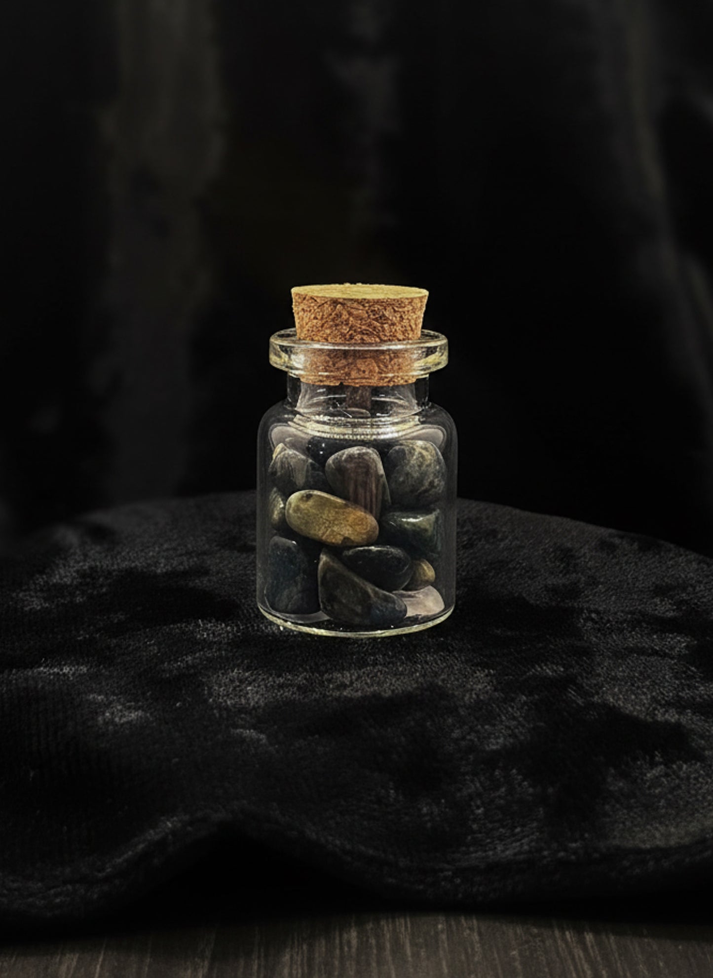 Kambaba Jasper Crystal Chip Jar
