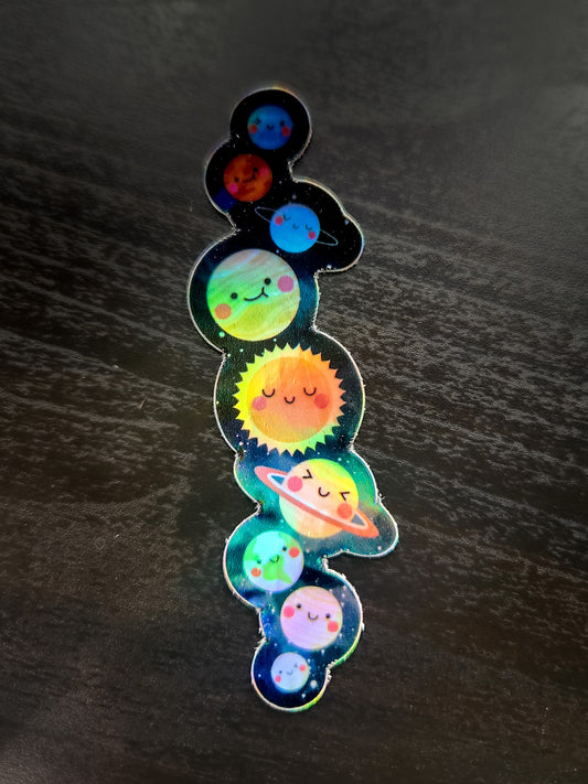 Kawaii System Holographic Sticker