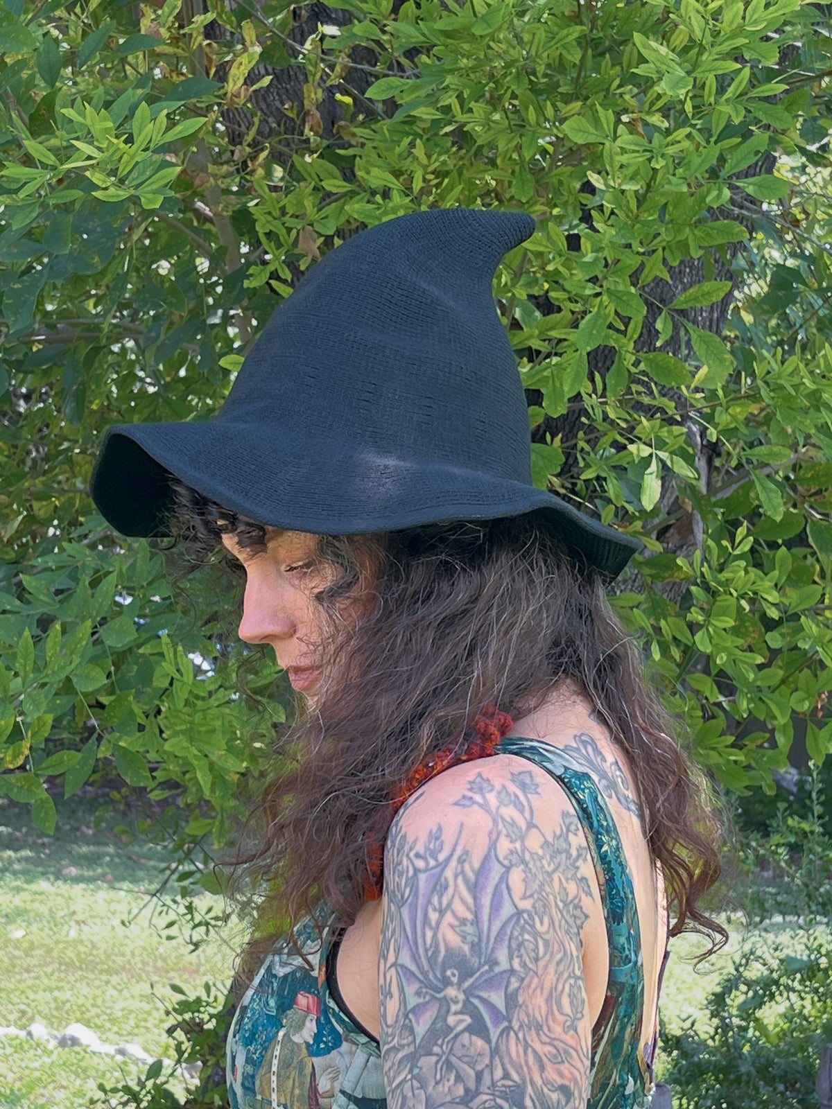 Knitted Witch Hat