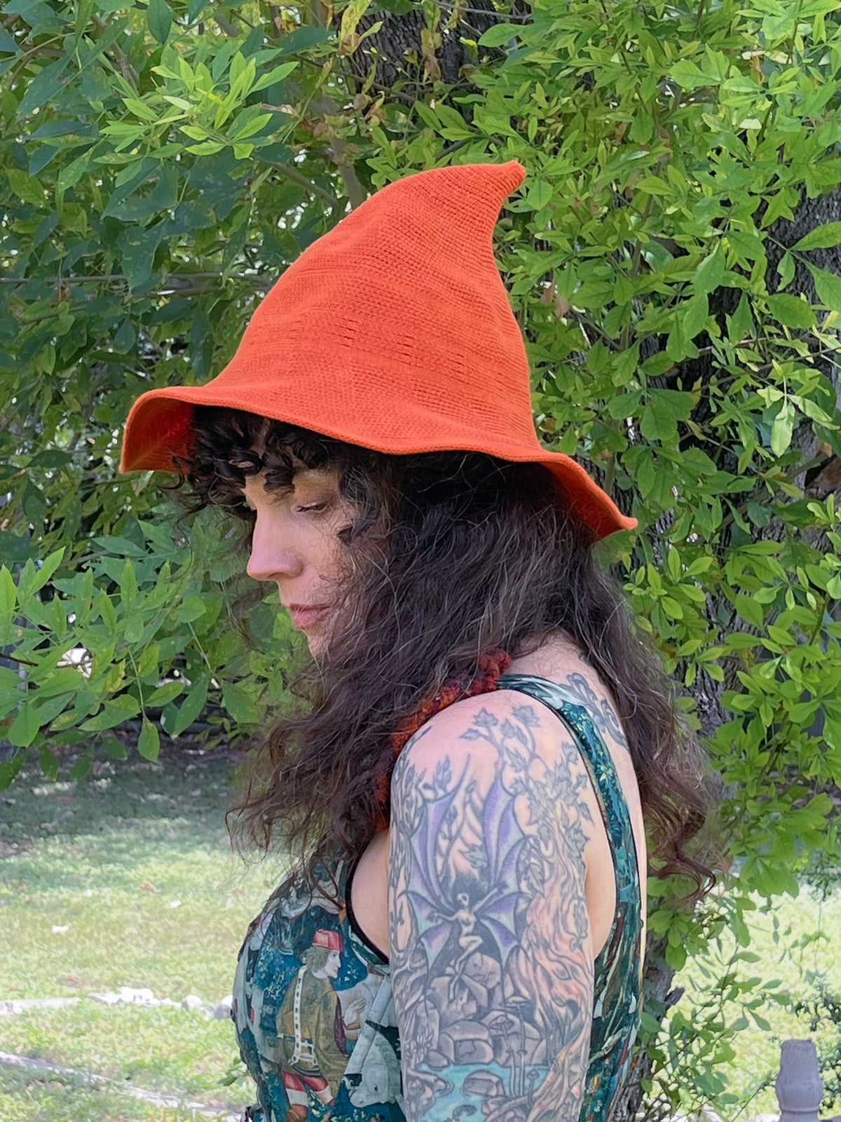Knitted Witch Hat