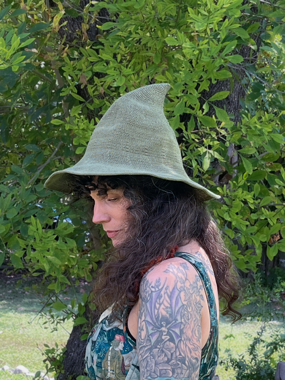 Knitted Witch Hat